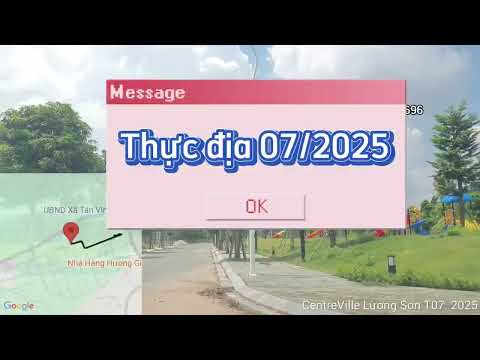 Chính chủ bán lô biệt thự thị trấn Lương Sơn ngay mặt sông Bùi