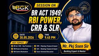 BR Act 1949 II RBI Power II CRR II SLR II Session dtd. 30.05.2026