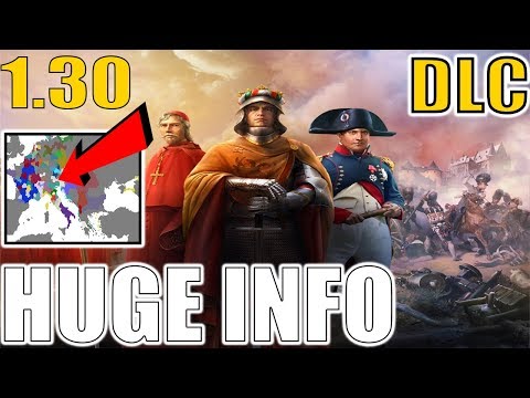 EU4 1.30 UPDATE & EMPEROR DLC HUGE INFO! EUROPA UNIVERSALIS 4 [NEW UPDATE]