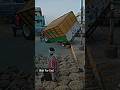 Swaraj 855 Tractor With Fully Trolley Of Paddy Passing Divider Agriculture Farmequipment
