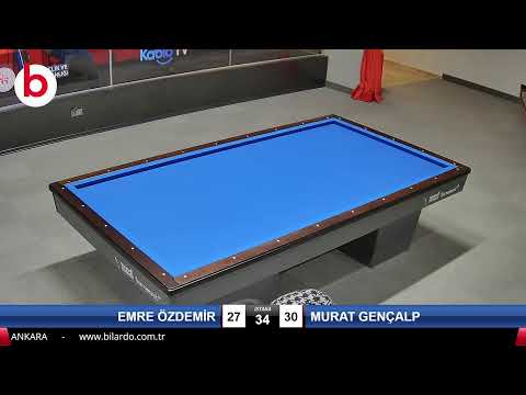 EMRE ÖZDEMİR & MURAT GENÇALP Bilardo Maçı - 2022 ERKEKLER 1.ETAP-3.TUR