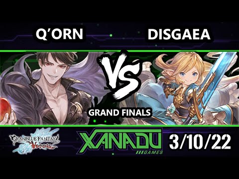 F@X 447 GRAND FINALS - Disgaea (Charlotta) Vs. Q'orn [L] (Belial) Granblue Fantasy: Versus