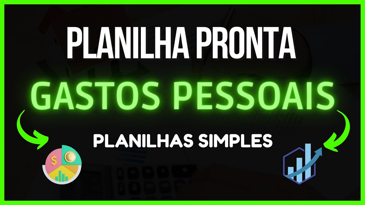 CONTROLE DE GASTOS PESSOAIS, PLANILHA SIMPLES PARA BAIXAR e PRONTA PARA USAR - 18