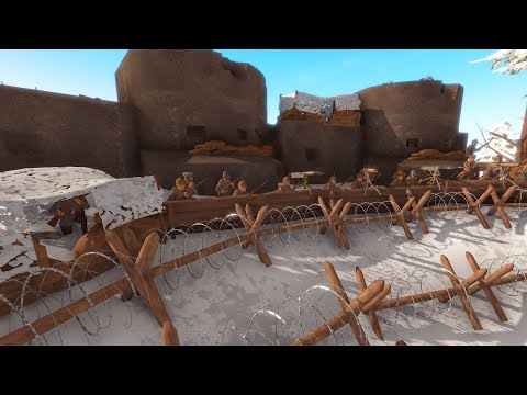 Brutal WWI Fortress Defense VS 10,000 FRENCH SOLDIERS!? - Rising Front