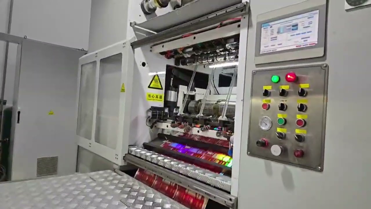 Registered Hot Foil Stamping at 80 m/min