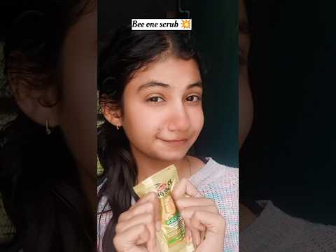 Bee one scrub // face pack😍 #youtube #shortsfeed #makeup #youtubeshorts #ytshort #viralvideo #hack