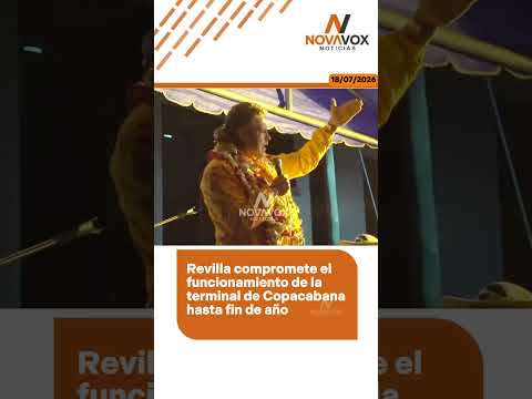 🟠 El gobernador #LuisRevilla informó que la Gobernación de #LaPaz y la Alcaldía de #Copacabana