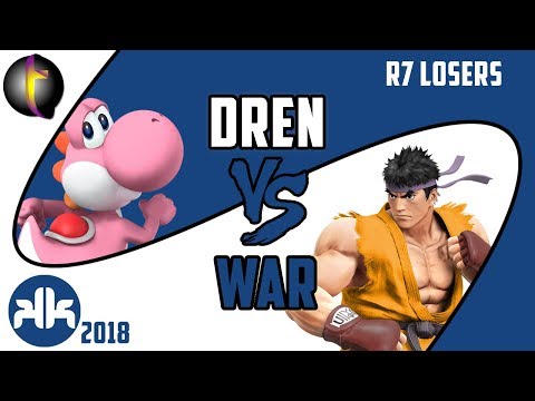 KKON18 Main Event: SSB Wii U - LR7 - Dren vs WAR