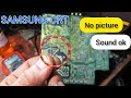 Samsung CRT Tv No Picture Problem