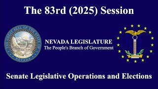 5/1/2025 - Senate Committee on Legislative Operations and Elections