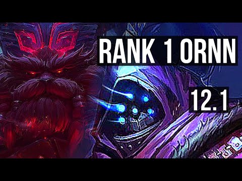 ORNN vs JAX (TOP) | Rank 1 Ornn, 3/3/13 | NA Grandmaster | 12.1