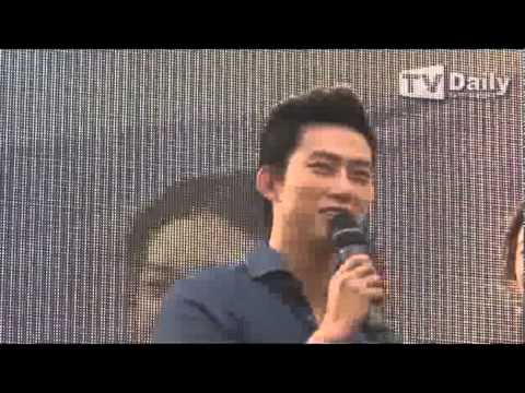 131004 TV Daily - BIFF "Marriage Blue" Nampodong Outdoor Stage Greetings