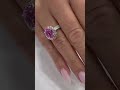Oval Pink Sapphire ring