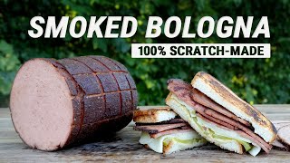 Homemade Smoked Bologna 100% from Scratch - Entire Process Start to Finish!