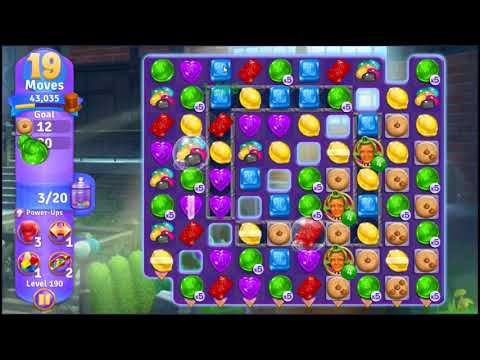 Willy Wonkas Sweet Adventure Level 190 - NO BOOSTERS 🍫 | SKILLGAMING ✔️