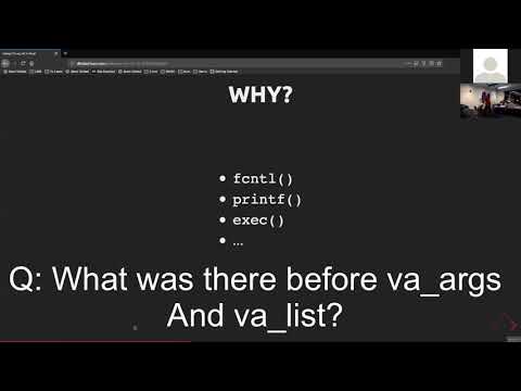 Using C's va_list in Rust (and why you never should) @ Rust DC, December 13, 2018 w/ Dan Robertson