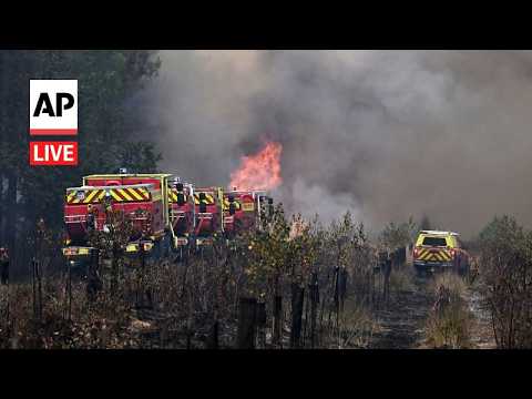 Macron calls crisis meeting as monster wildfires drive 250,000 from their homes