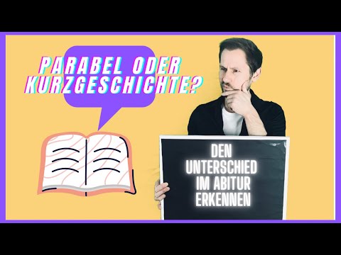 German Abitur 2025: Don't confuse short stories and parables