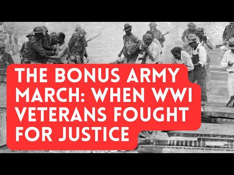 The Bonus Army March: When WWI Veterans Fought for Justice #history #americanhistory #veterans