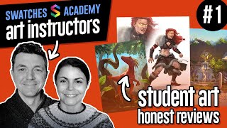 Illustrator Couple Critique Your Submitted Art