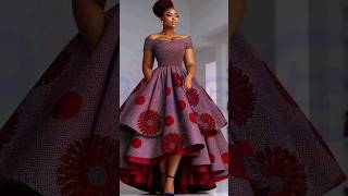STUNNING ANKARA OFF-SHOULDER SHIFT DRESS #zamakalefashion #fashion #africanfashion #fashion