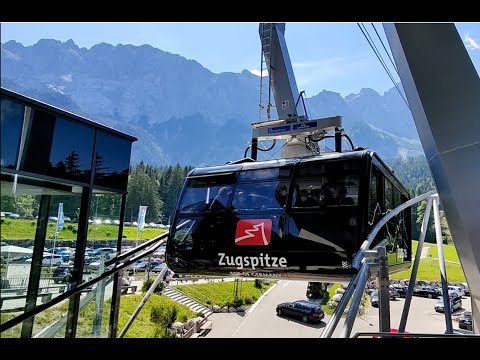 Seilbahnfahrt zur Zugspitze Zeitraffer Video