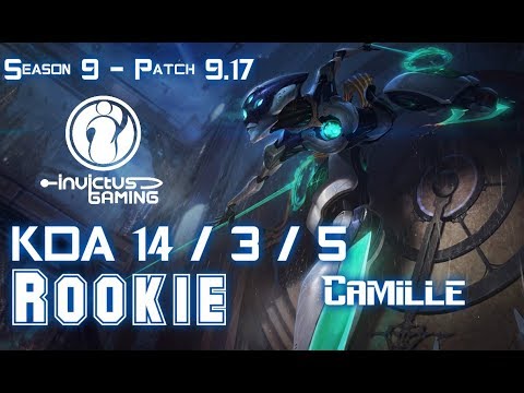IG Rookie CAMILLE vs TALON Mid - Patch 9.17 KR Ranked