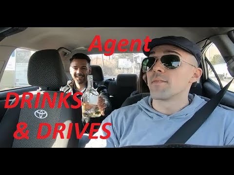 Taksista pije pred TURISTIMA - EU driver DRINKS and drives in front of TOURISTS