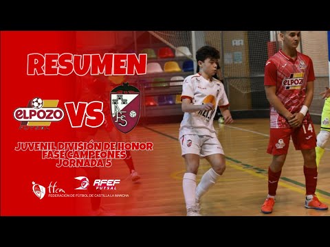 Resumen Juvenil DH Aljucer ElPozo - Albacete FS (9-2) Jornada 5. Fase de Campeones