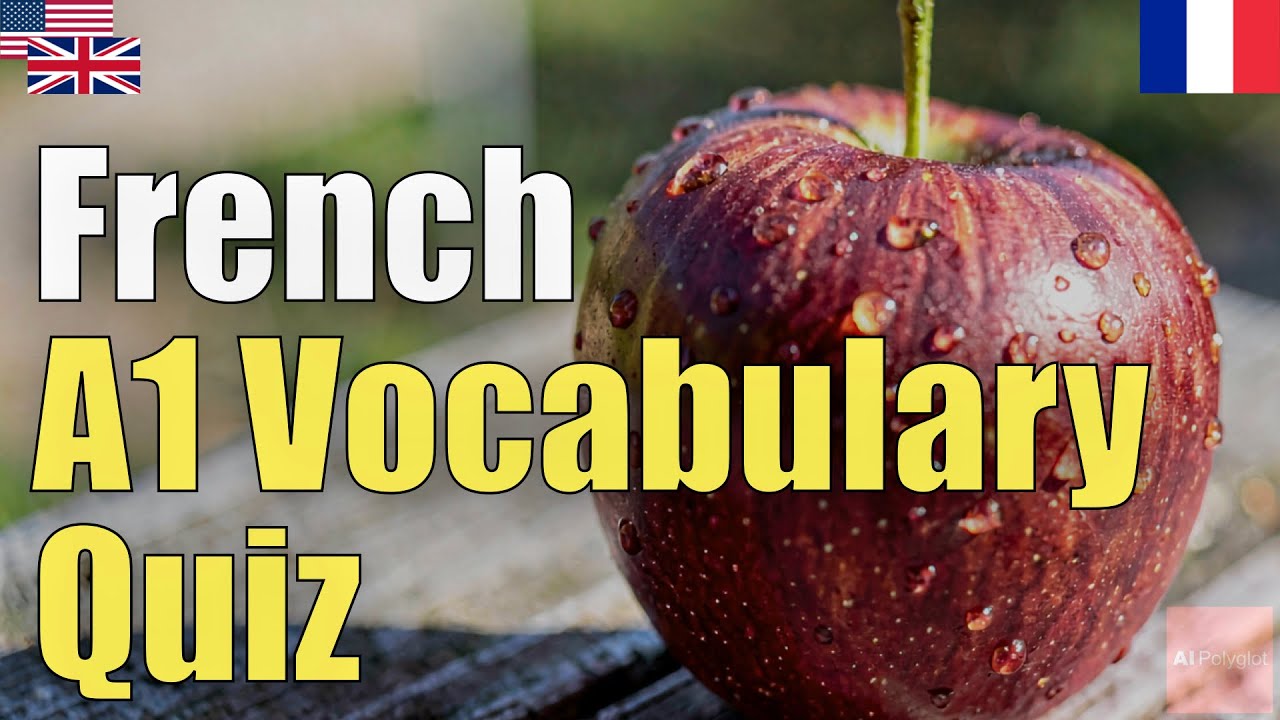 French A1 Vocabulary Quiz | Natural Listening | Must-Know