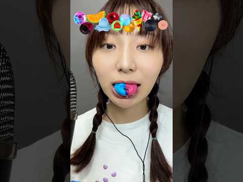 【今話題の新作グミでASMR🔴⚫️】