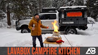 Next Level LavaBox Campfire Kitchen Full Setup and Demo, Overlanding King of Camp