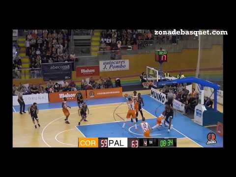 LEB ORO 18/19 | Jonathan Jeanne (Palma), partido ante Coruña