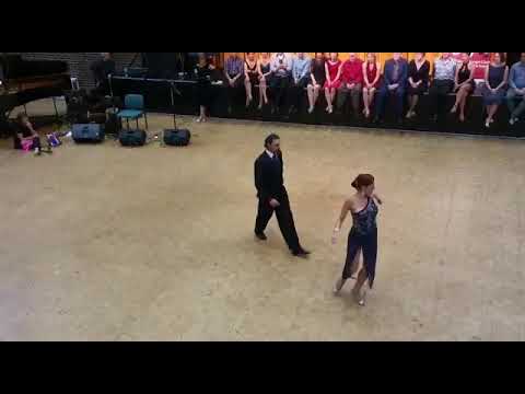 Guillermo Torrens & Alexandra Wood dancing at Reading Tango Festival 2019