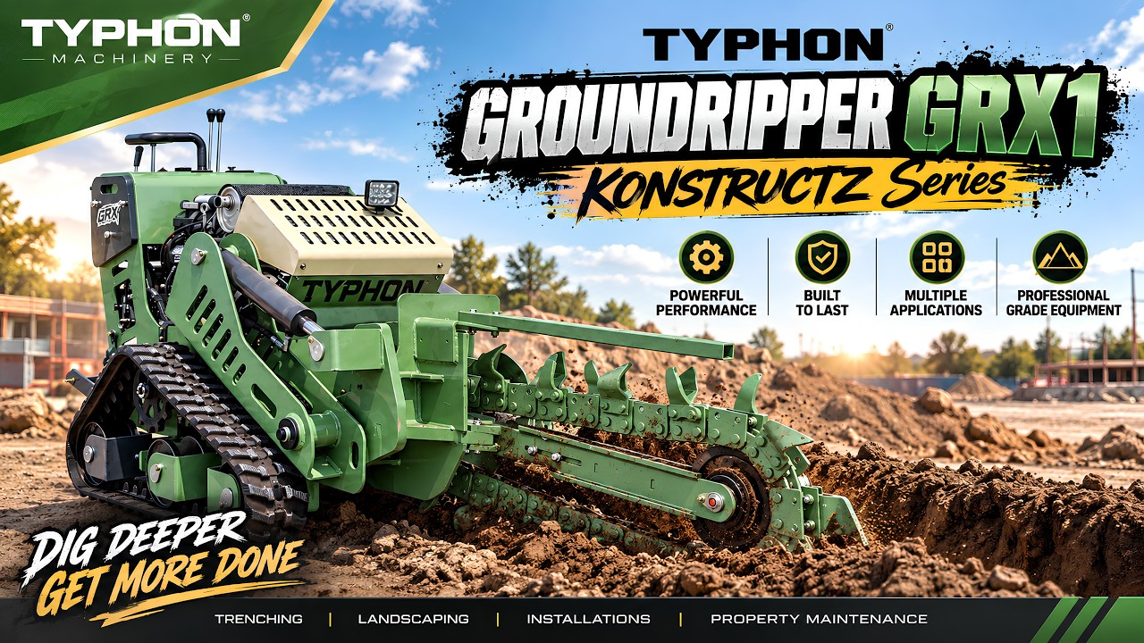 A New TYPHON Ground Ripper GRX1 | Precision Engineered for Ground Control