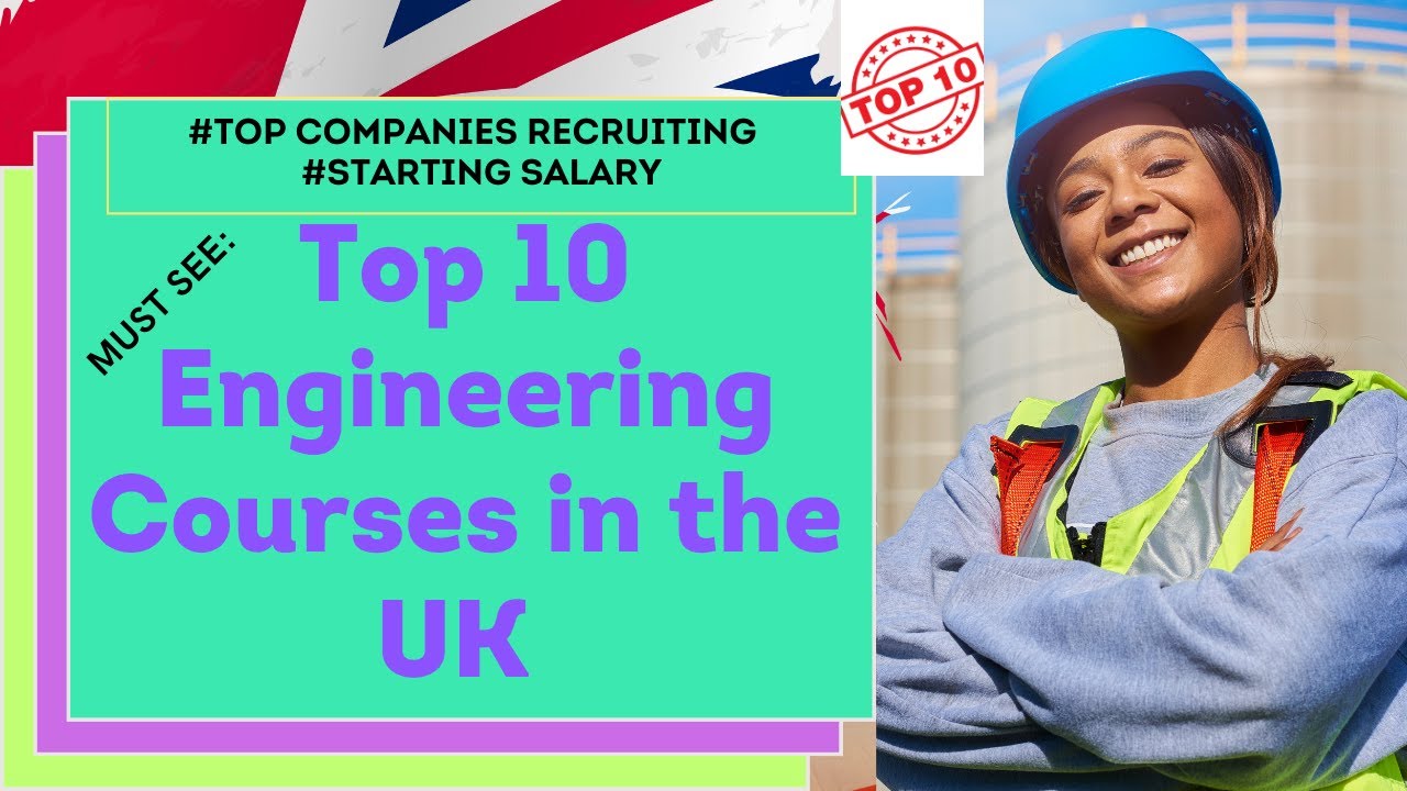 Top 10 Engineering Courses in the UK || Job Prospects || Salaries ||