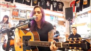 Nina Diaz sings “Down” at Hogwild Records on 2/18/17