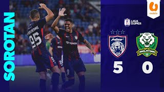 Download lagu Johor Darul Ta'zim 5 - 0 Imigresen FC | Sorotan Liga Super 2025/26 mp3