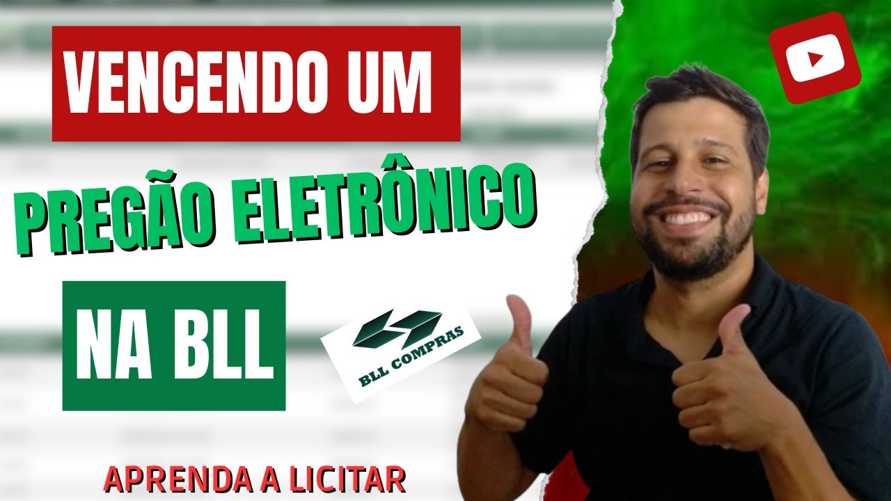 VENCENDO UMA DISPUTA DE PREGÃO ELETRÔNICO NO PORTAL BLL