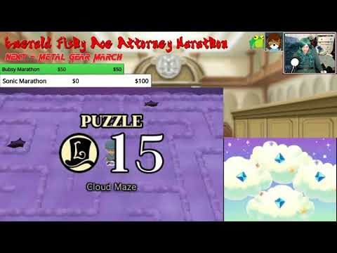 Ace Attorney Marathon: Professor Layton vs Phoenix Wright pt2