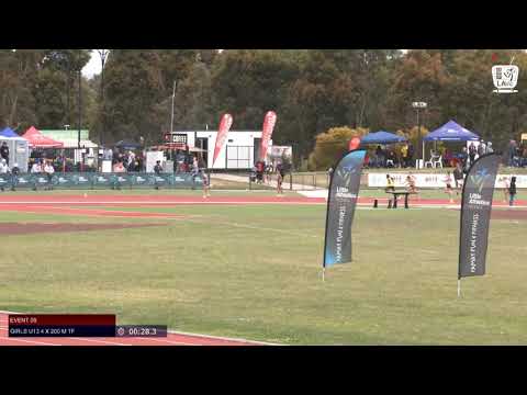 Girls U13 4 x 200m Timed Final 2 - 2019 SUBWAY State Relay Championships // LAVicTV