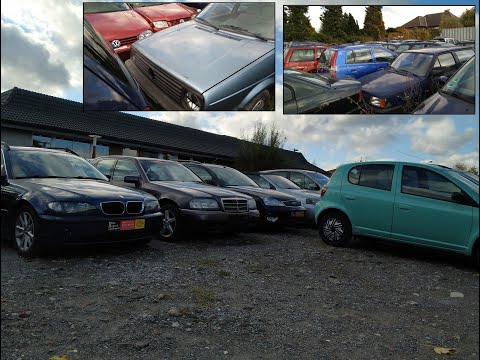Kiesplatz Gebrauchtwagentour und Schrott-Platz