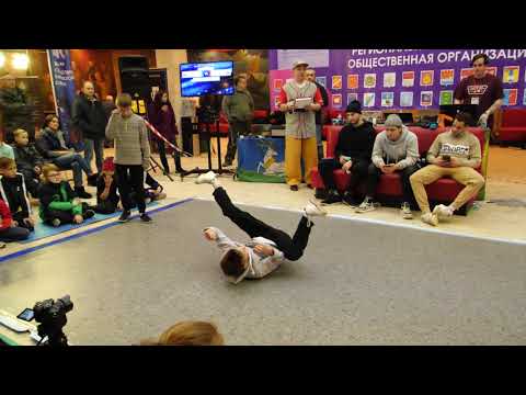 top8 11-13 bboy Соломон vs KirAn - брейкданс чемпионат г.Одинцово