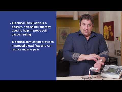 What is electrical stimulation?