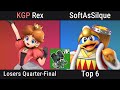 Gigaton Hammer 4 HDR Top 8 Losers Quarters Rex Daisy Jigglypuff Vs SoftAsSilque King Dedede