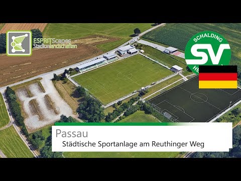 Städtische Sportanlage am Reuthinger Weg | SV Schalding-Heining | Google Earth 360° Rotation 2016