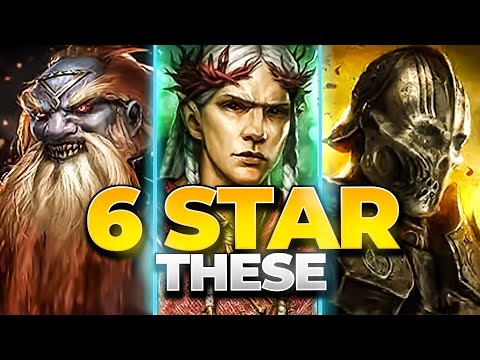 ALL THE BEST RARE CHAMPIONS to 6 STAR in 2025!