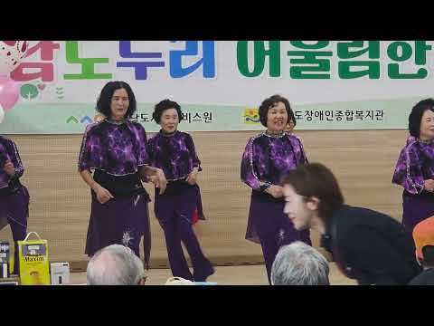 나주시중부노인복지관 라인댄스팀 공연(2025 전라남도장애인종합복..