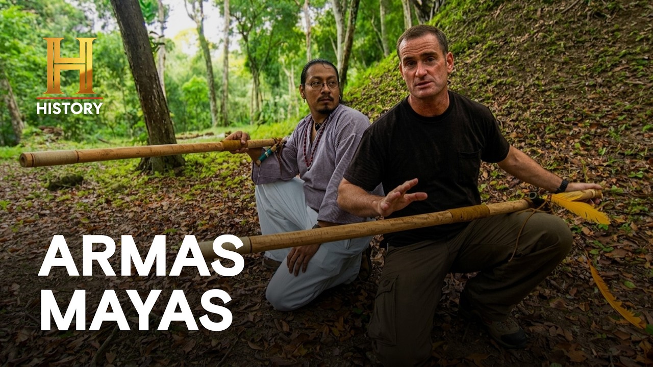 ARMAS MAYAS: La cervatana, el hacha de piedra y el atlat - Guerreros
