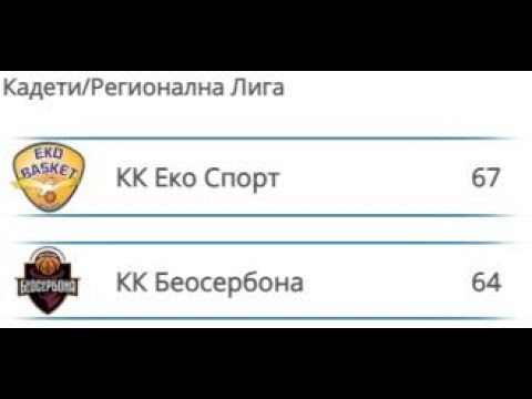 KK EKO SPORT - KK BEOSERBONA (U17)